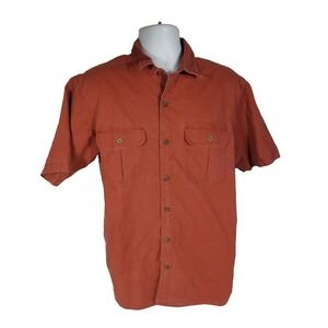 RedHead Men's L Casual Button‎ Down Shirt Short Sleeves